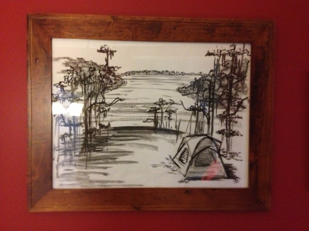 Fort Wilderness Campsite Sketch